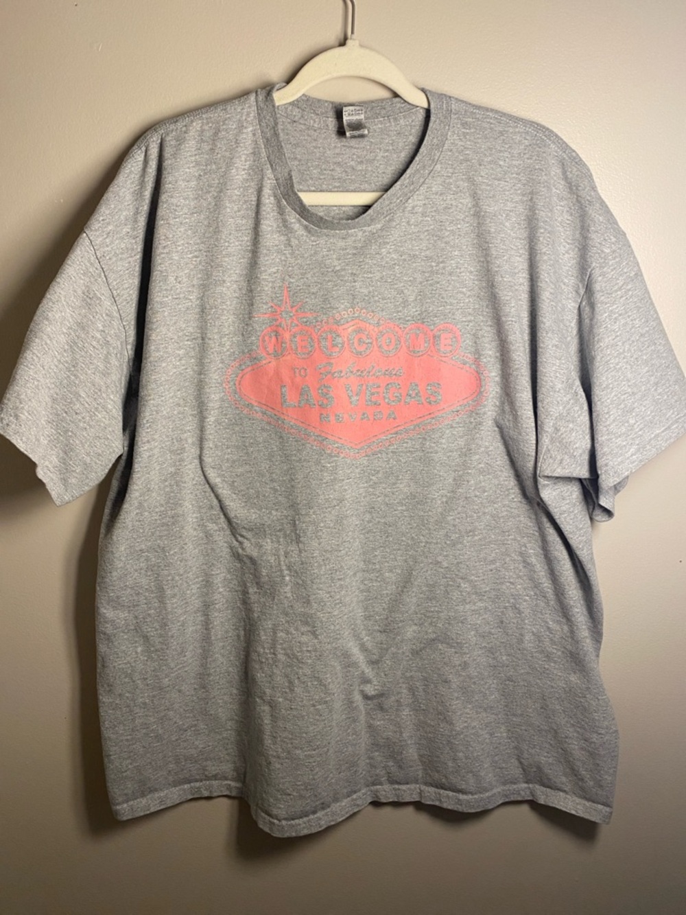 Las Vegas Pink & Gray Tee Shirt